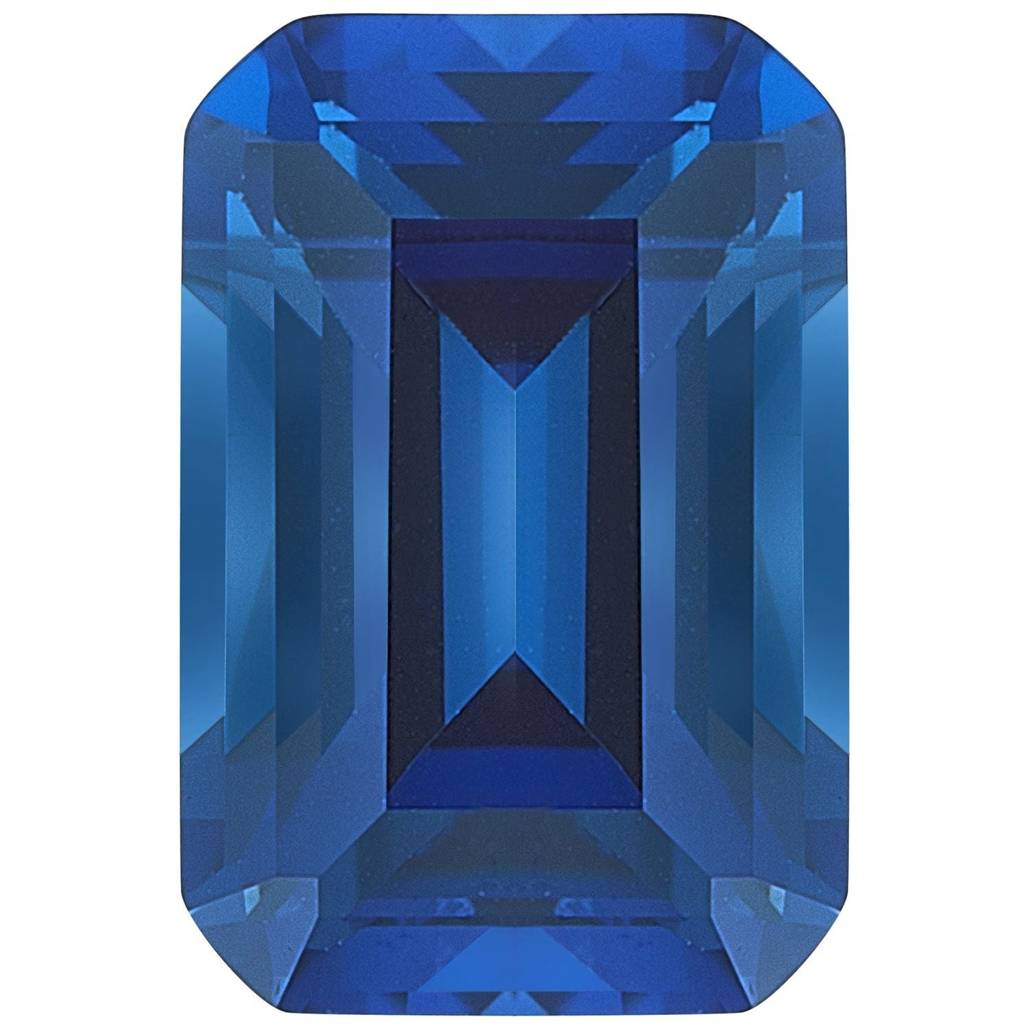 5x3 mm Emerald Lab-Grown Blue Sapphire – Step-Cut – Eye-Clean Quality — Sapphire Row