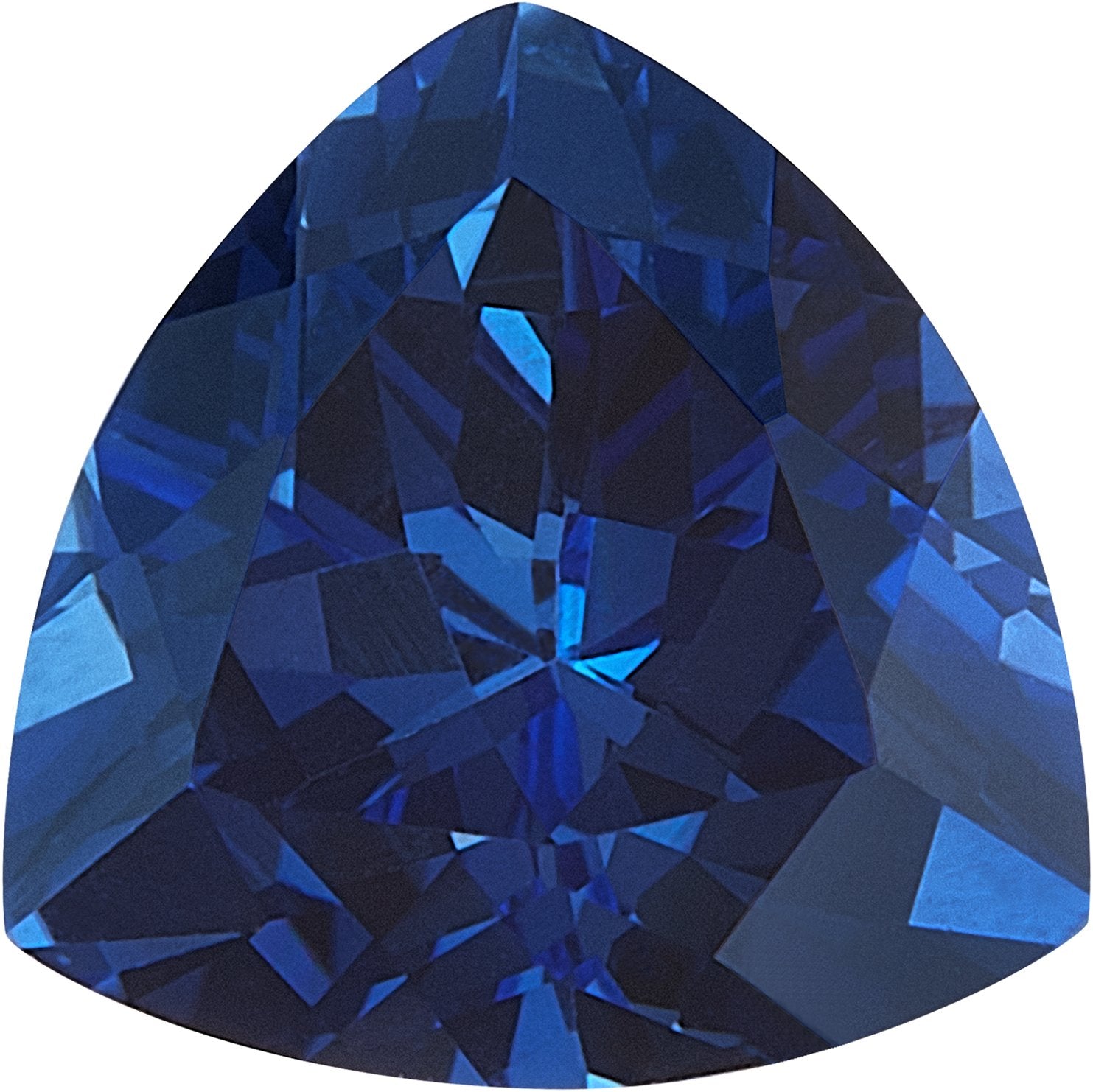 4 mm Trillion Lab-Grown Sapphire — Sapphire Row