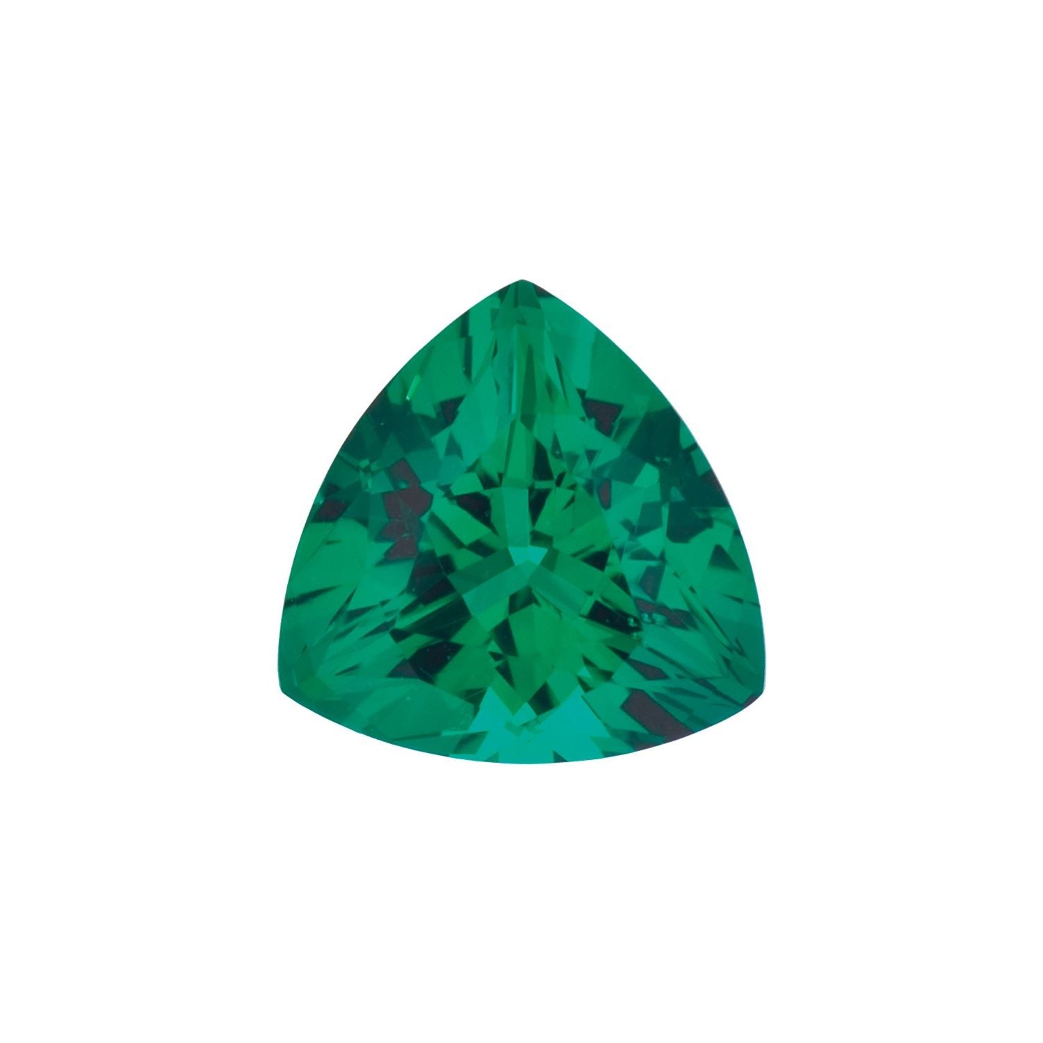 3 mm Trillion Lab-Grown Green Emerald – Faceted Cut – Eye-Clean Quality — Sapphire Row