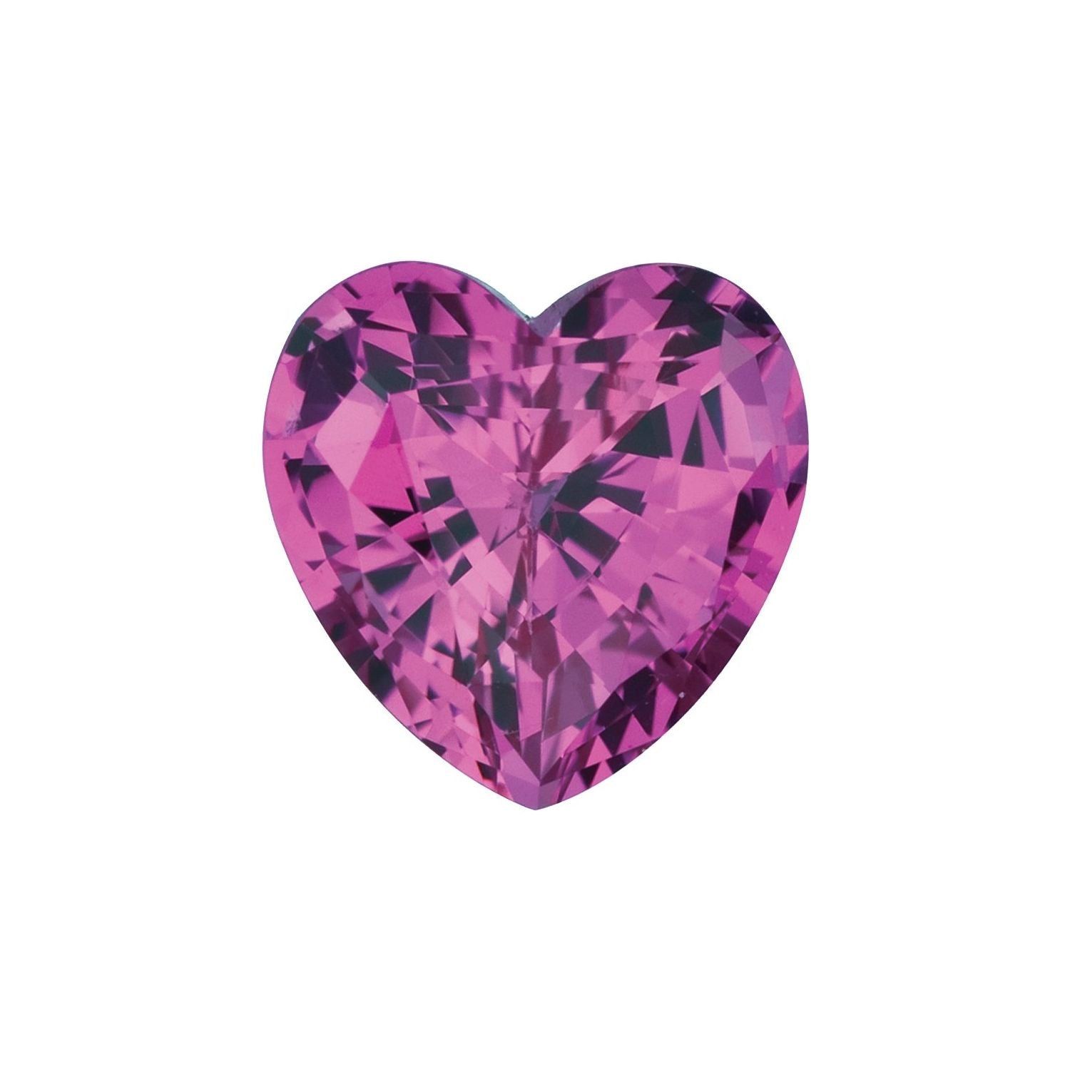 5 mm Heart Lab-Grown Pink Sapphire – Faceted Cut – Eye-Clean Quality — Sapphire Row