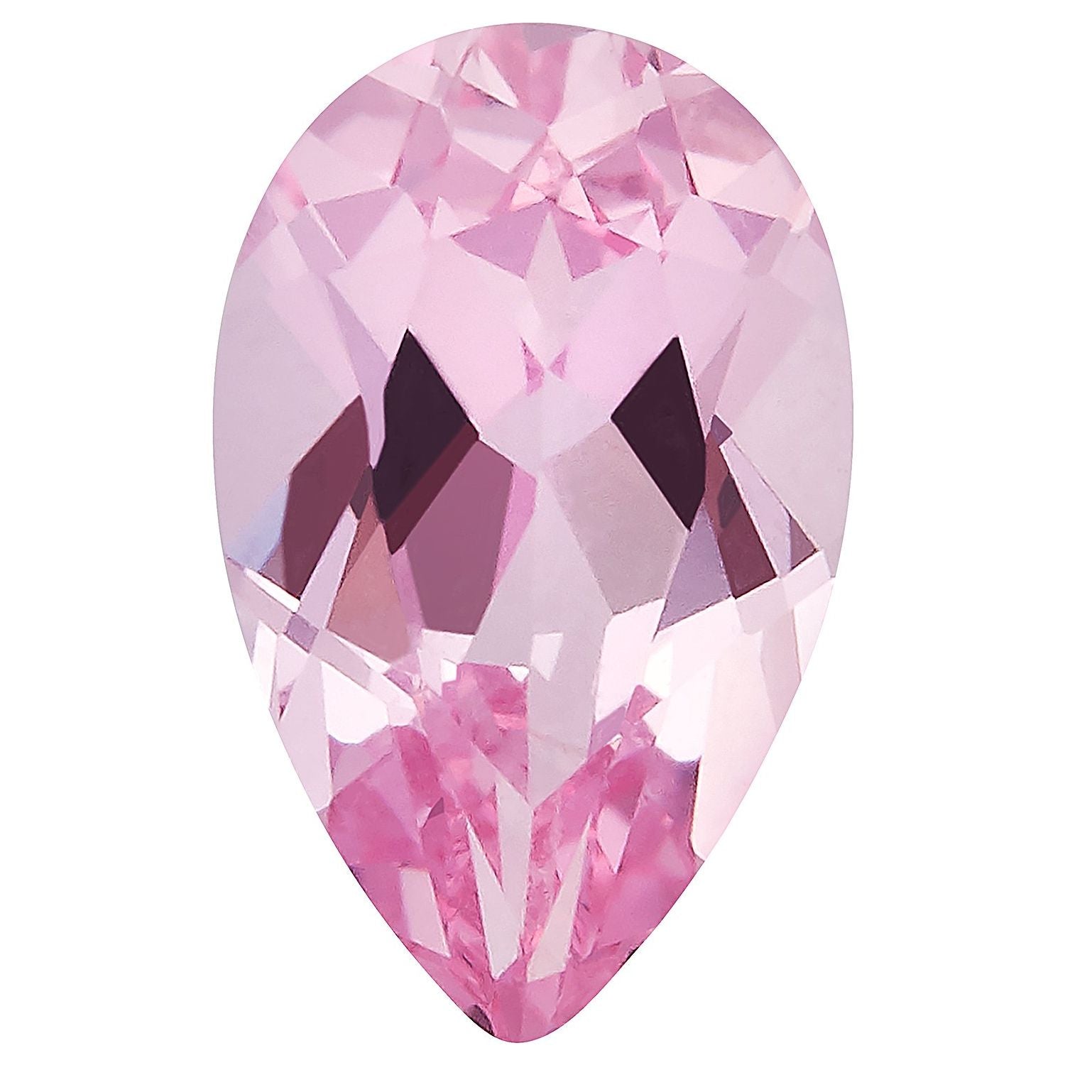 5x3 mm Pear Lab-Grown Pink Sapphire – Faceted Cut – Eye-Clean Quality — Sapphire Row