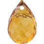 Lot of 10 – 6x4 mm Briolette Natural Orange Citrine – Faceted Cut – AA Quality — Sapphire Row
