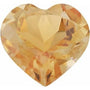 Lot of 10 – 6 mm Heart Natural Orange Citrine – Faceted Cut – A Quality — Sapphire Row