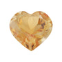 7 mm Heart Natural Orange Citrine – Faceted Cut – A Quality — Sapphire Row