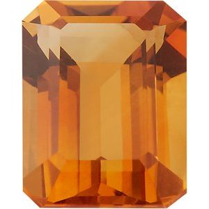 Lot of 10 – 5x3 mm Emerald Natural Orange Citrine – Step-Cut – AAA Quality — Sapphire Row