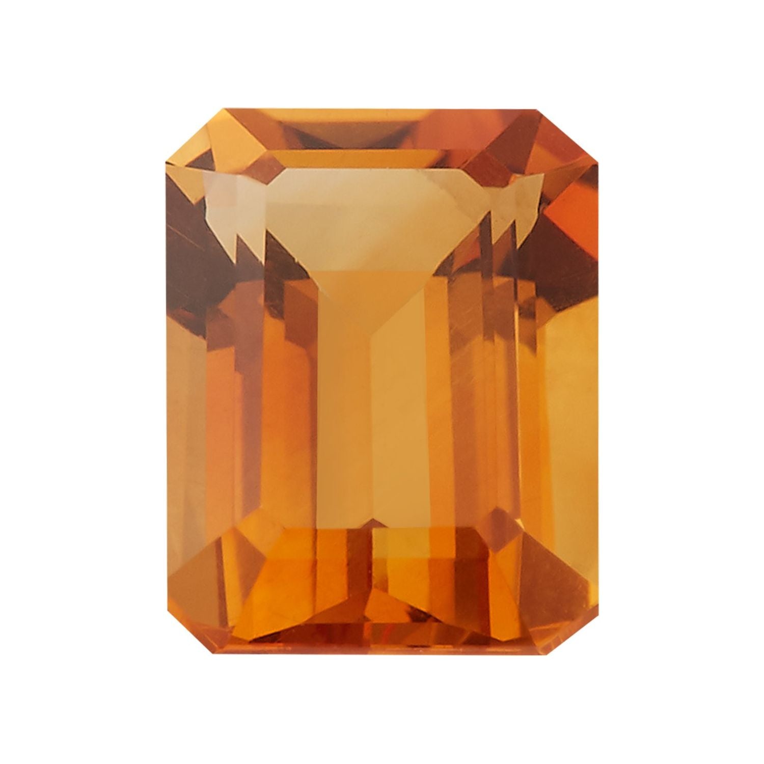 6x4 mm Emerald Natural Orange Citrine – Step-Cut – AAA Quality — Sapphire Row