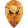 Lot of 10 – 5x3 mm Pear Natural Orange Citrine – Faceted Cut – AA Quality — Sapphire Row