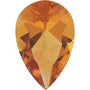 Lot of 10 – 5x3 mm Pear Natural Orange Citrine – Faceted Cut – AAA Quality — Sapphire Row