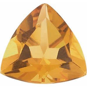 Lot of 10 – 6 mm Trillion Natural Orange Citrine – Faceted Cut – AA Quality — Sapphire Row