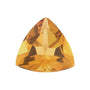 7 mm Trillion Natural Orange Citrine – Faceted Cut – AA Quality — Sapphire Row