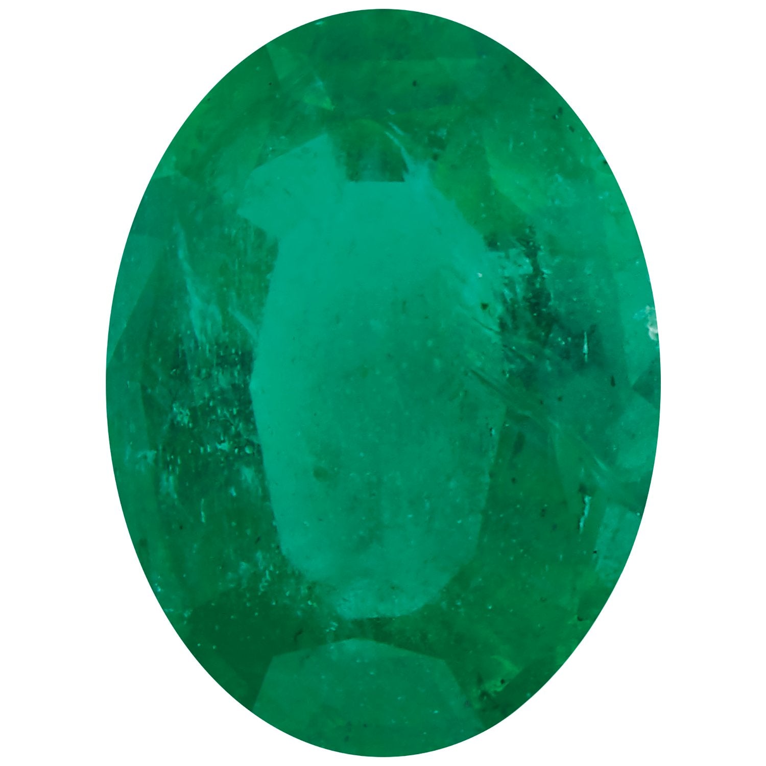 5x3 mm Oval Natural Green Emerald – Faceted Cut – A Quality — Sapphire Row