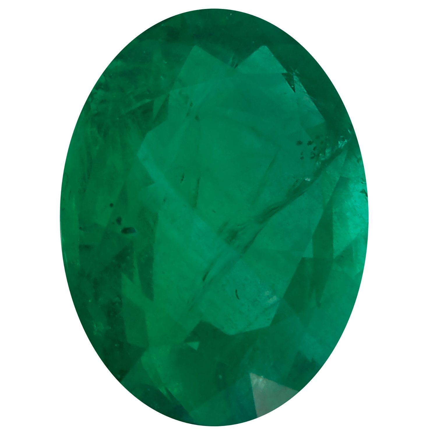 5x4 mm Oval Natural Green Emerald – Faceted Cut – AA Quality — Sapphire Row