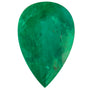 5x3 mm Pear Natural Green Emerald – Faceted Cut – B Quality — Sapphire Row