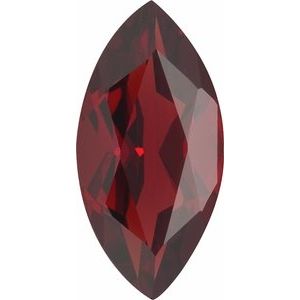 Lot of 10 – 5x2.5 mm Marquise Natural Dark Orange Red Mozambique Garnet – Faceted Cut – AA Quality — Sapphire Row