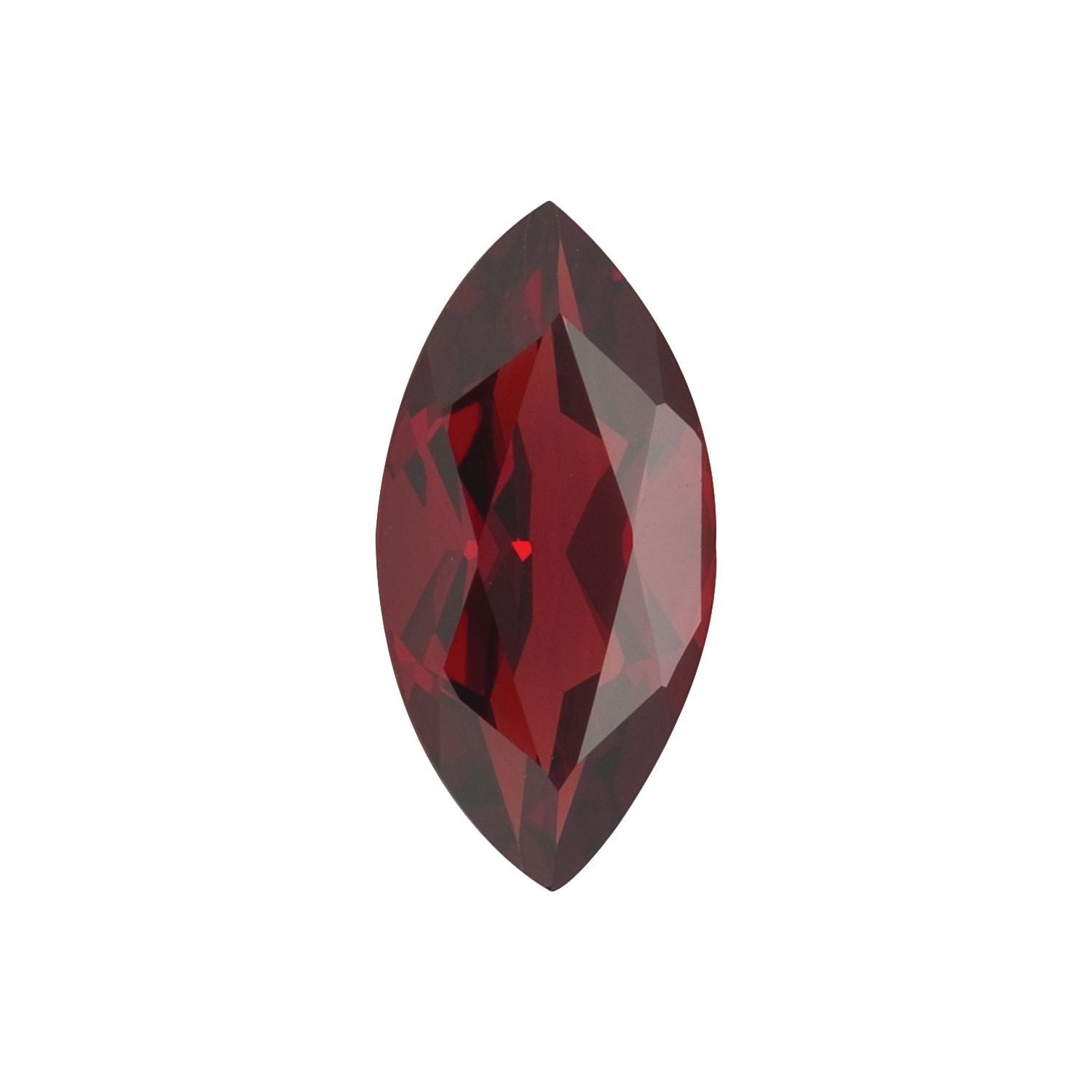 15x7 mm Marquise Natural Dark Orange Red Mozambique Garnet – Faceted Cut – AA Quality — Sapphire Row