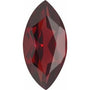 Lot of 10 – 4x2 mm Marquise Natural Dark Orange Red Mozambique Garnet – Faceted Cut – AA Quality — Sapphire Row