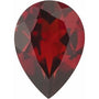 Lot of 10 – 5x3 mm Pear Natural Dark Orange Red Mozambique Garnet – Faceted Cut – AA Quality — Sapphire Row