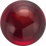 Lot of 10 – 6 mm Round Natural Dark Orange Red Mozambique Garnet – Cabochon Cut – AA Quality — Sapphire Row