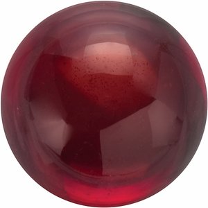 Lot of 10 – 4 mm Round Natural Dark Orange Red Mozambique Garnet – Cabochon Cut – AA Quality — Sapphire Row