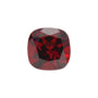 6 mm Cushion Natural Dark Orange Red Mozambique Garnet – Faceted Cut – AA Quality — Sapphire Row