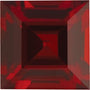 Lot of 10 – 4 mm Square Natural Dark Orange Red Mozambique Garnet – Step-Cut – AA Quality — Sapphire Row