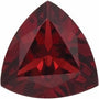 Lot of 10 – 5 mm Trillion Natural Dark Orange Red Mozambique Garnet – Faceted Cut – AA Quality — Sapphire Row