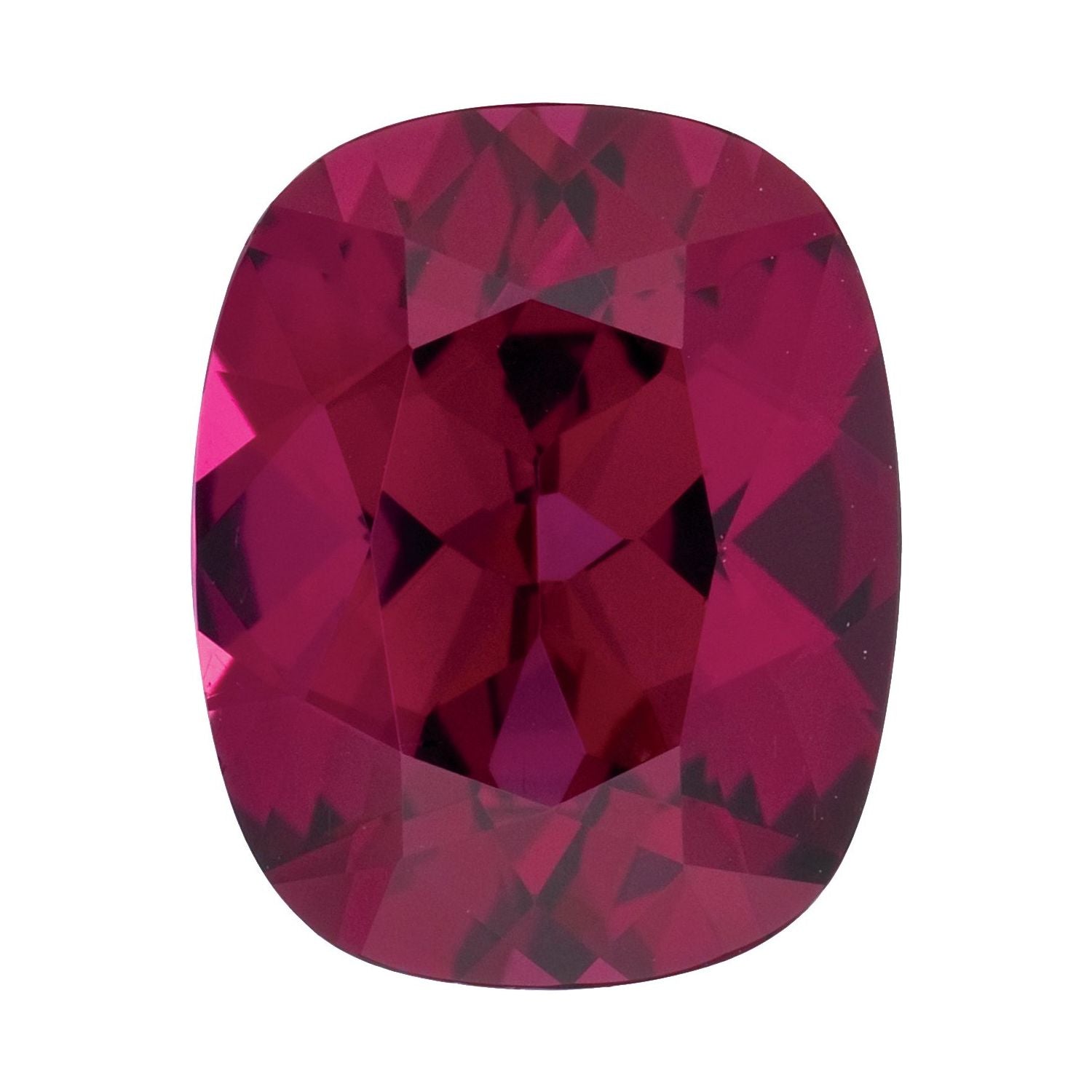 10x8 mm Antique Cushion Natural Purplish Red Rhodolite Garnet – Faceted Cut – AA Quality — Sapphire Row
