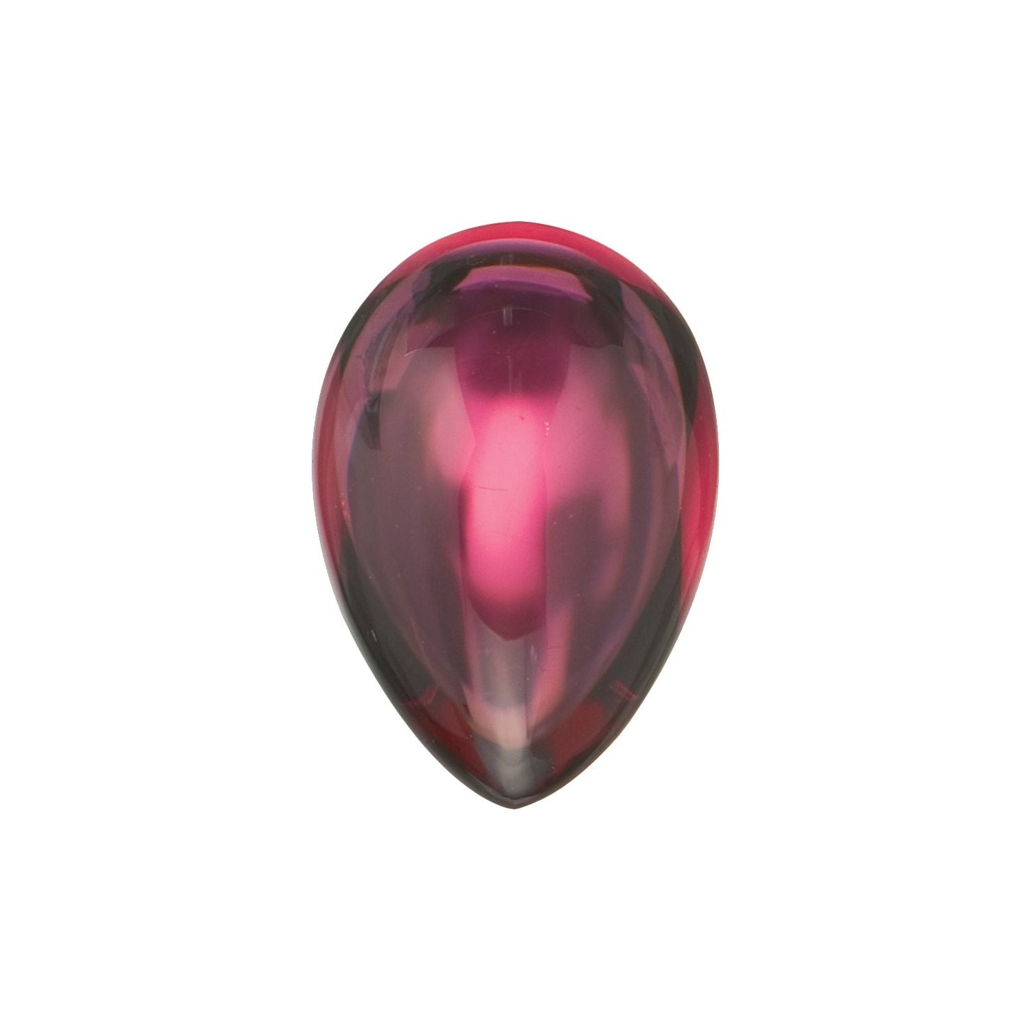 7x5 mm Pear Natural Purplish Red Rhodolite Garnet – Cabochon Cut – AA Quality — Sapphire Row