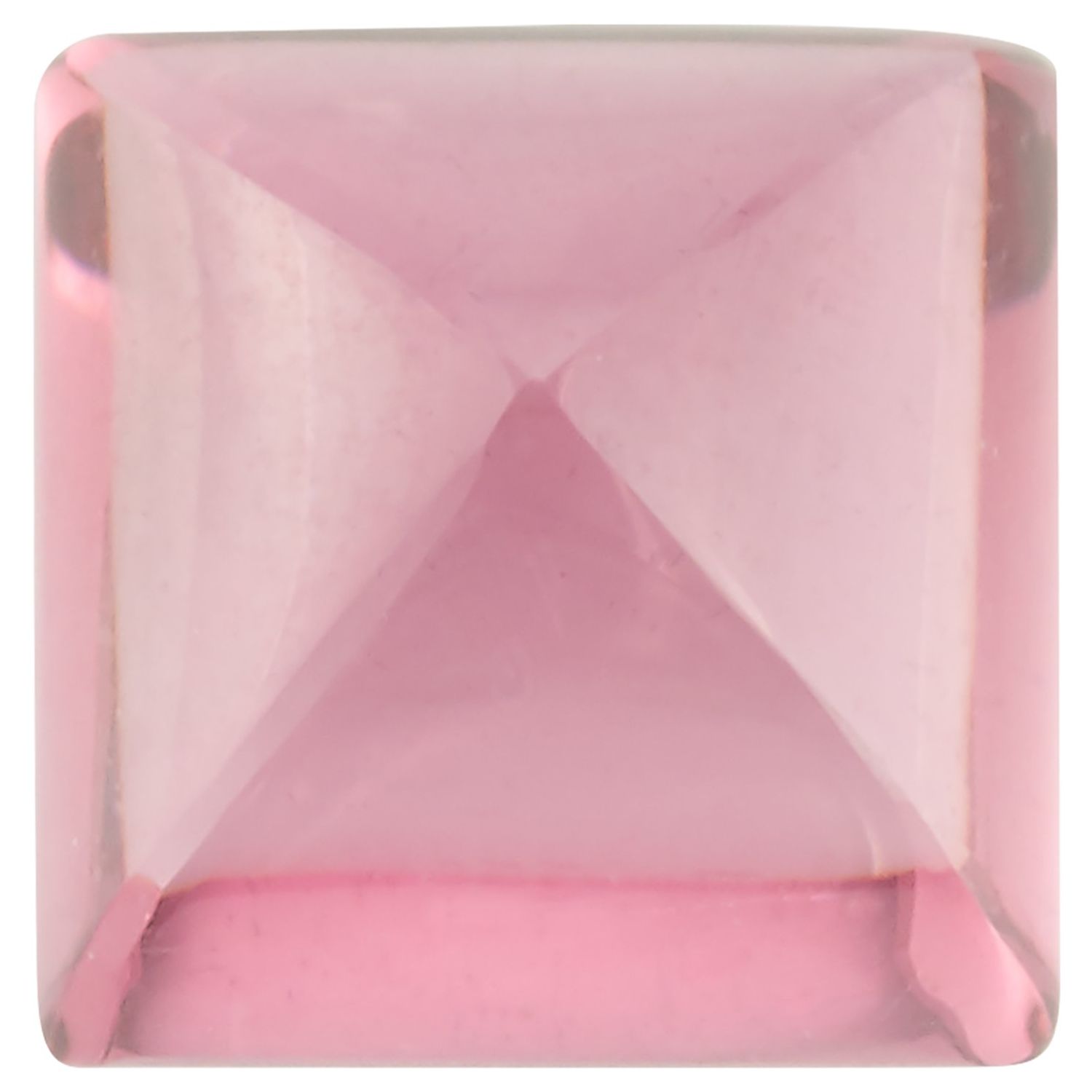 5 mm Square Natural Purplish Red Rhodolite Garnet – Sugarloaf Cut – AA Quality — Sapphire Row