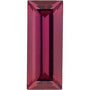 Lot of 10 – 4x2 mm Straight Baguette Natural Purplish Red Rhodolite Garnet – Step-Cut – AA Quality — Sapphire Row