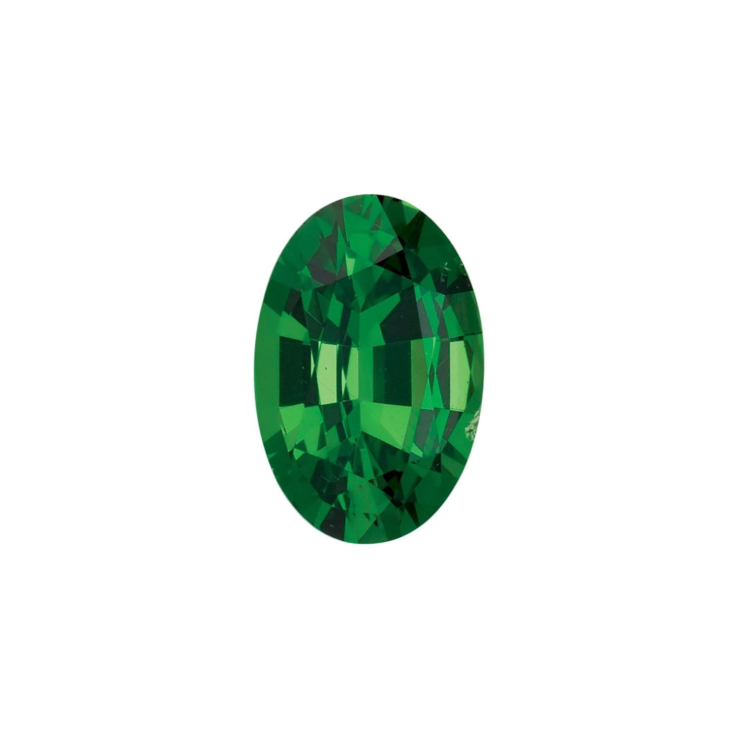 4x3 mm Oval Natural Green Tsavorite Garnet – Faceted Cut – AAA Quality — Sapphire Row