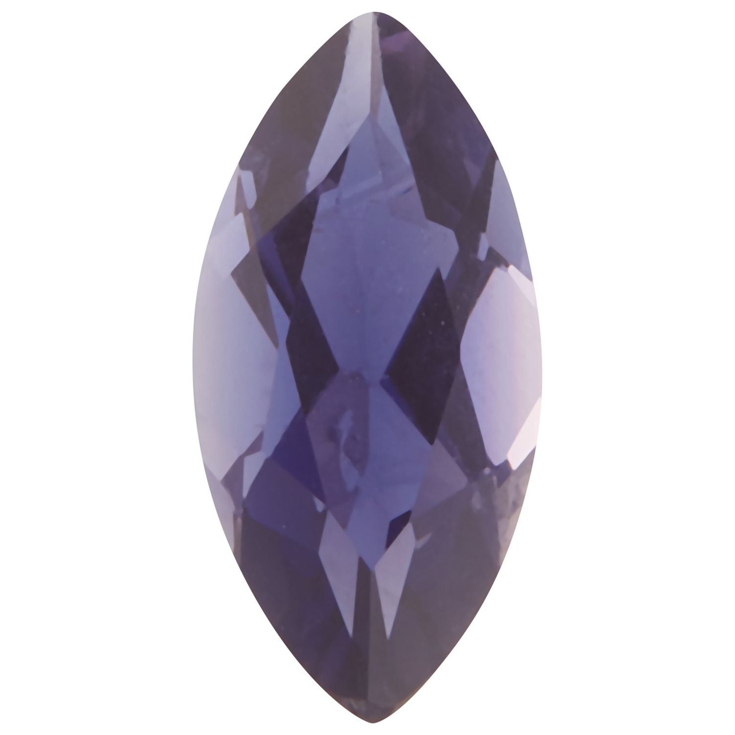 8x4 mm Marquise Natural Purple Iolite – Faceted Cut – AA Quality — Sapphire Row