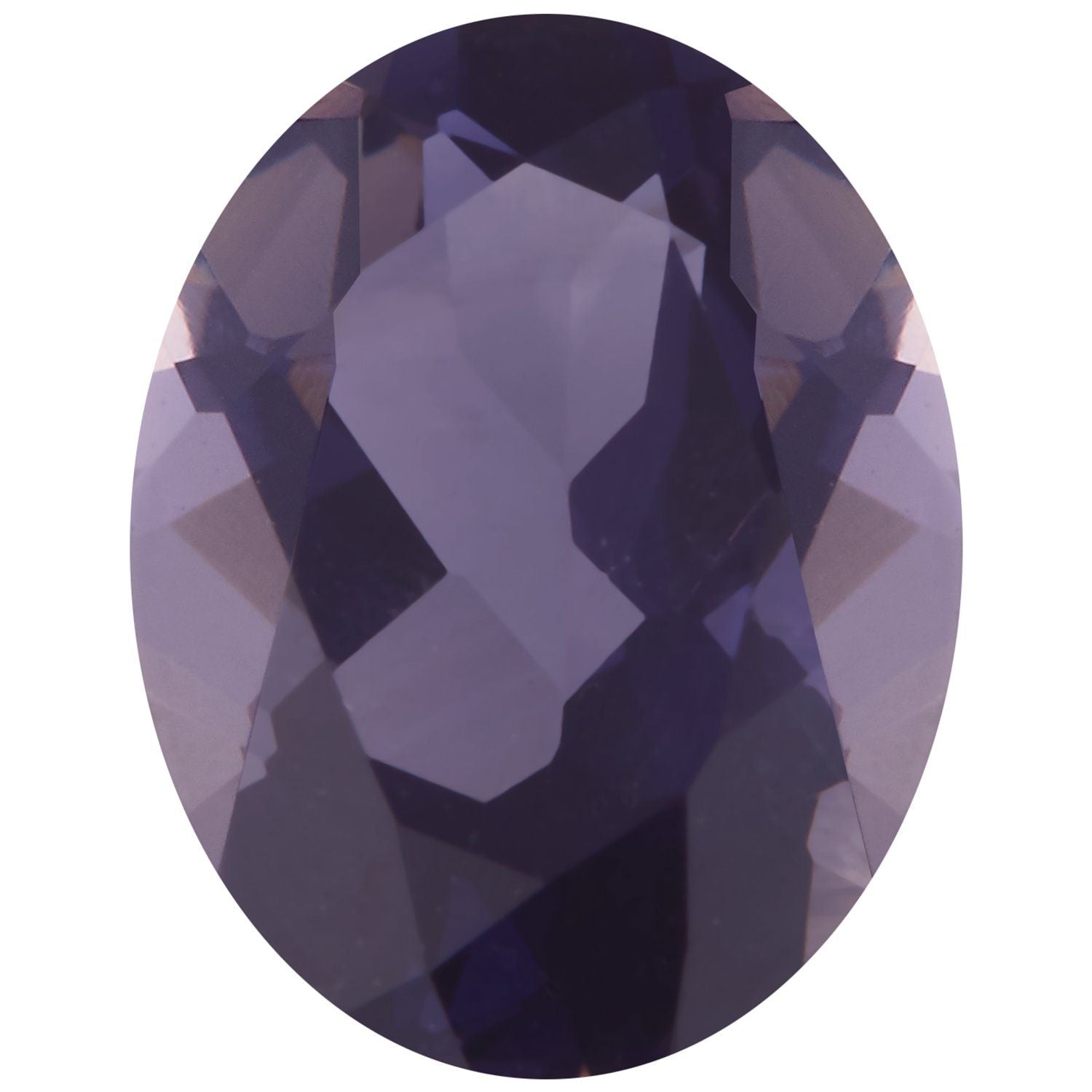 7x5 mm Oval Natural Purple Iolite – Faceted Cut – AA Quality — Sapphire Row