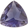 Lot of 10 – 5 mm Trillion Natural Purple Iolite – Faceted Cut – AA Quality — Sapphire Row