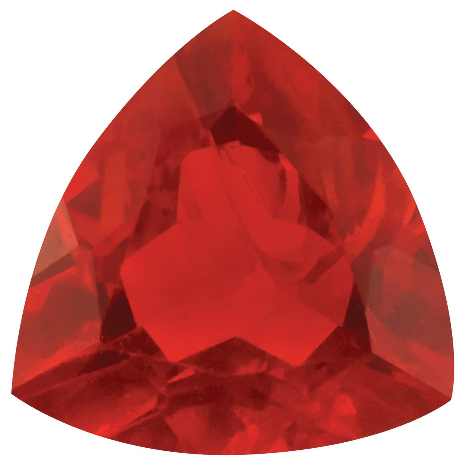 4 mm Trillion Natural Cherry Opal – Faceted Cut – AAA Quality — Sapphire Row