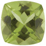 6 mm Cushion Natural Green Peridot – Faceted Cut – AA Quality — Sapphire Row