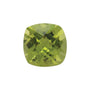 7 mm Cushion Natural Green Peridot – Checkerboard-Cut – AA Quality — Sapphire Row