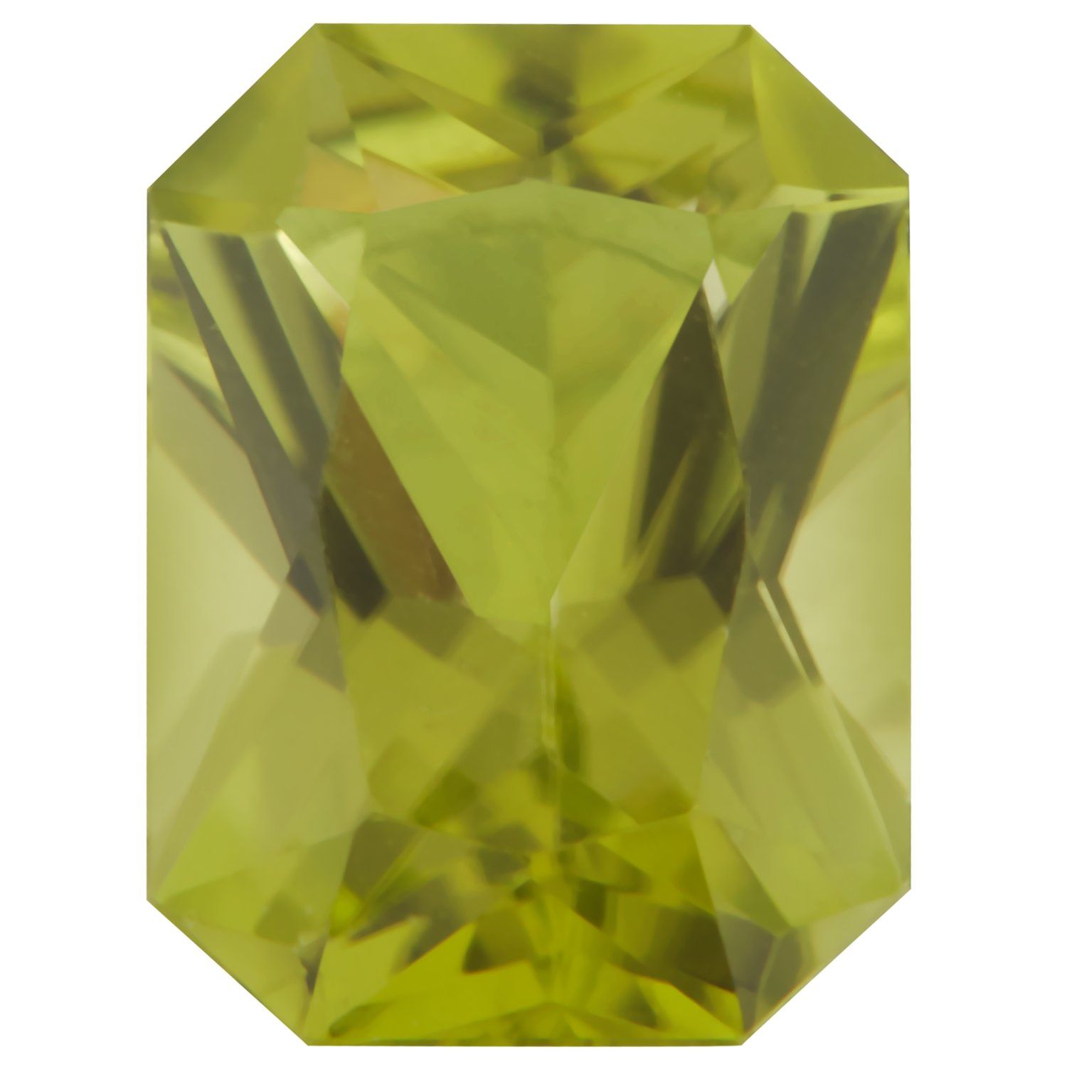 6x4 mm Radiant Natural Arizona Green Peridot – Faceted Cut – AA Quality — Sapphire Row