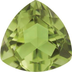 Lot of 10 – 5 mm Trillion Natural Green Peridot – Faceted Cut – AA Quality — Sapphire Row