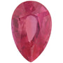 5x4 mm Pear Natural Red Ruby – Faceted Cut – B Quality — Sapphire Row