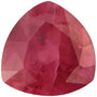4 mm Trillion Natural Red Ruby – Faceted Cut – A Quality — Sapphire Row