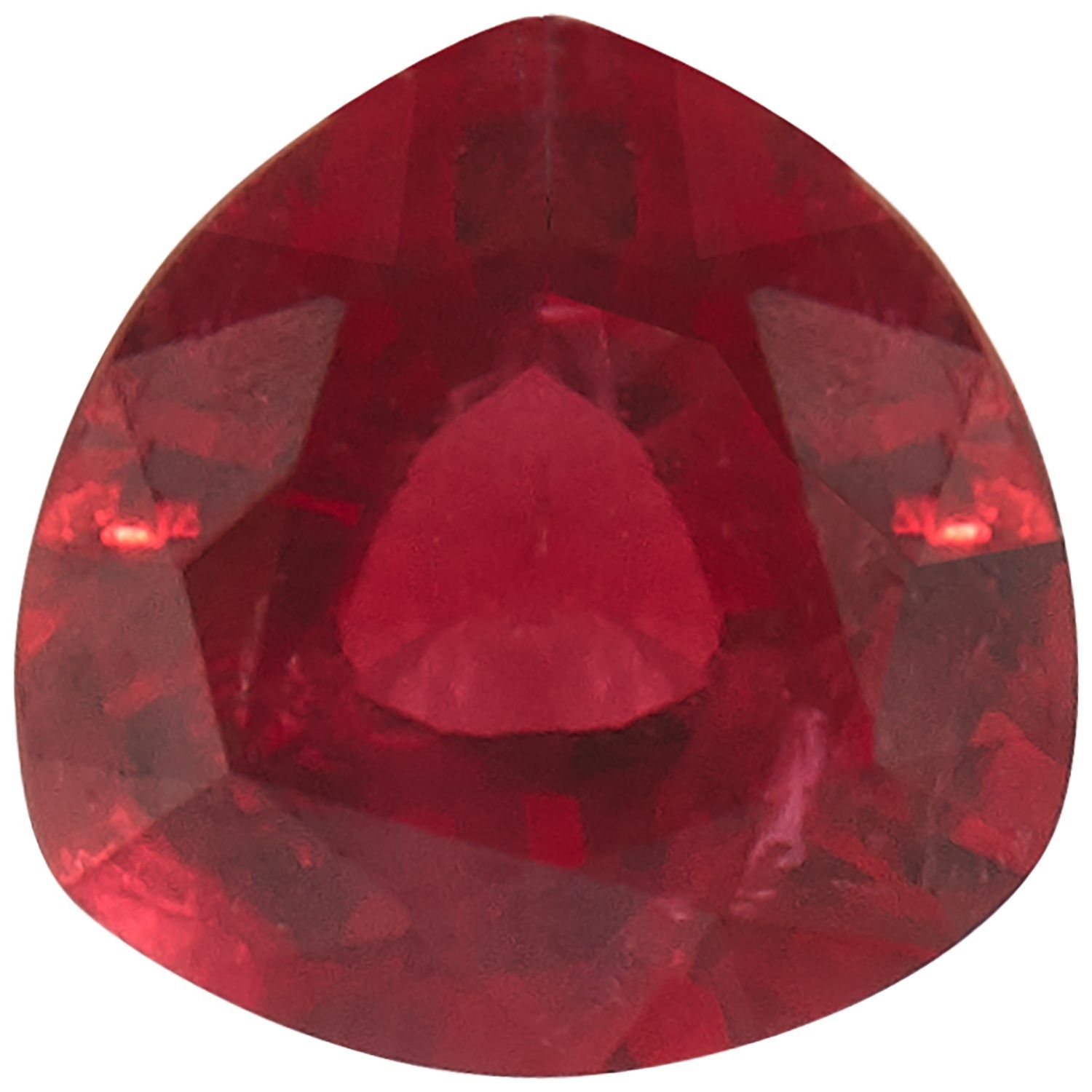4 mm Trillion Natural Red Ruby – Faceted Cut – AA Quality — Sapphire Row