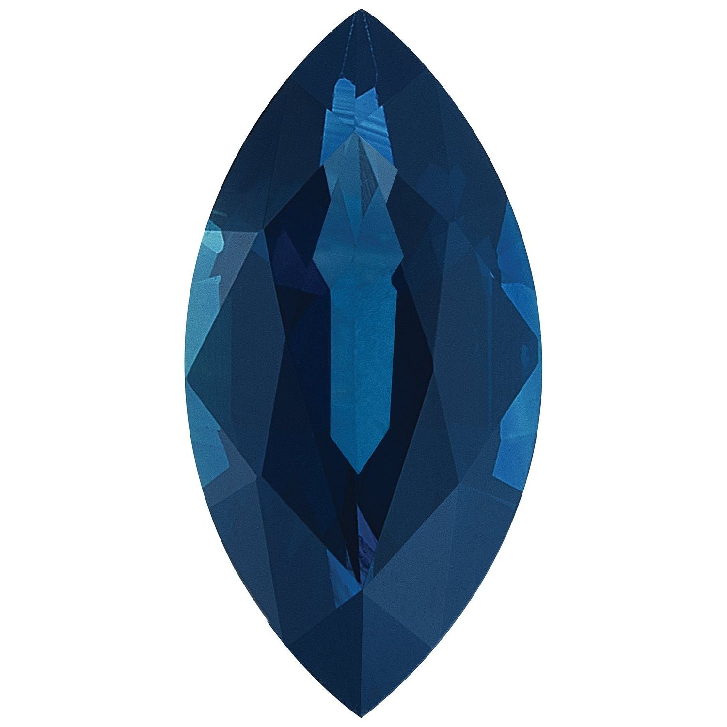 4x2 mm Marquise Natural Blue Sapphire – Faceted Cut – B Quality — Sapphire Row