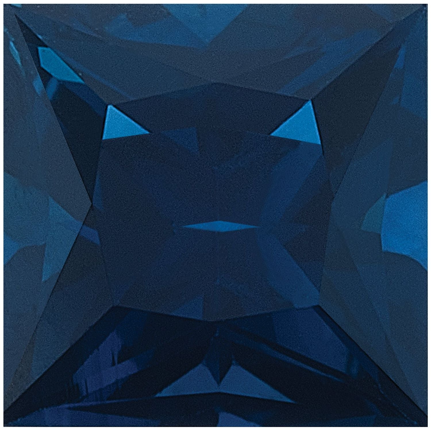 4 mm natural blue sapphire, square cut | Sapphire Row
