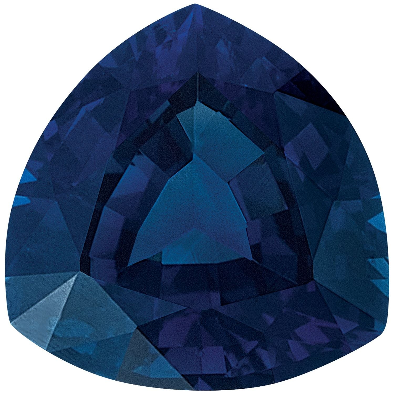 5.5 mm Trillion Natural Blue Sapphire – Faceted Cut – AA Quality — Sapphire Row