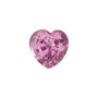 4 mm natural pink sapphire, heart cut | Sapphire Row