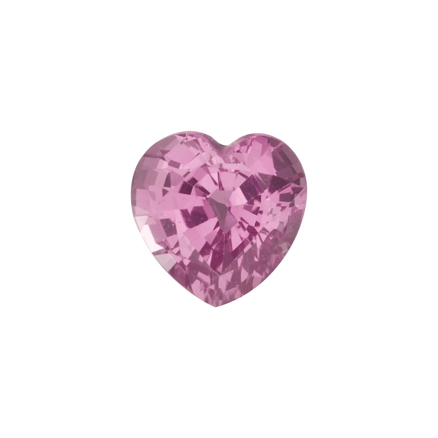 4 mm natural pink sapphire, heart cut | Sapphire Row