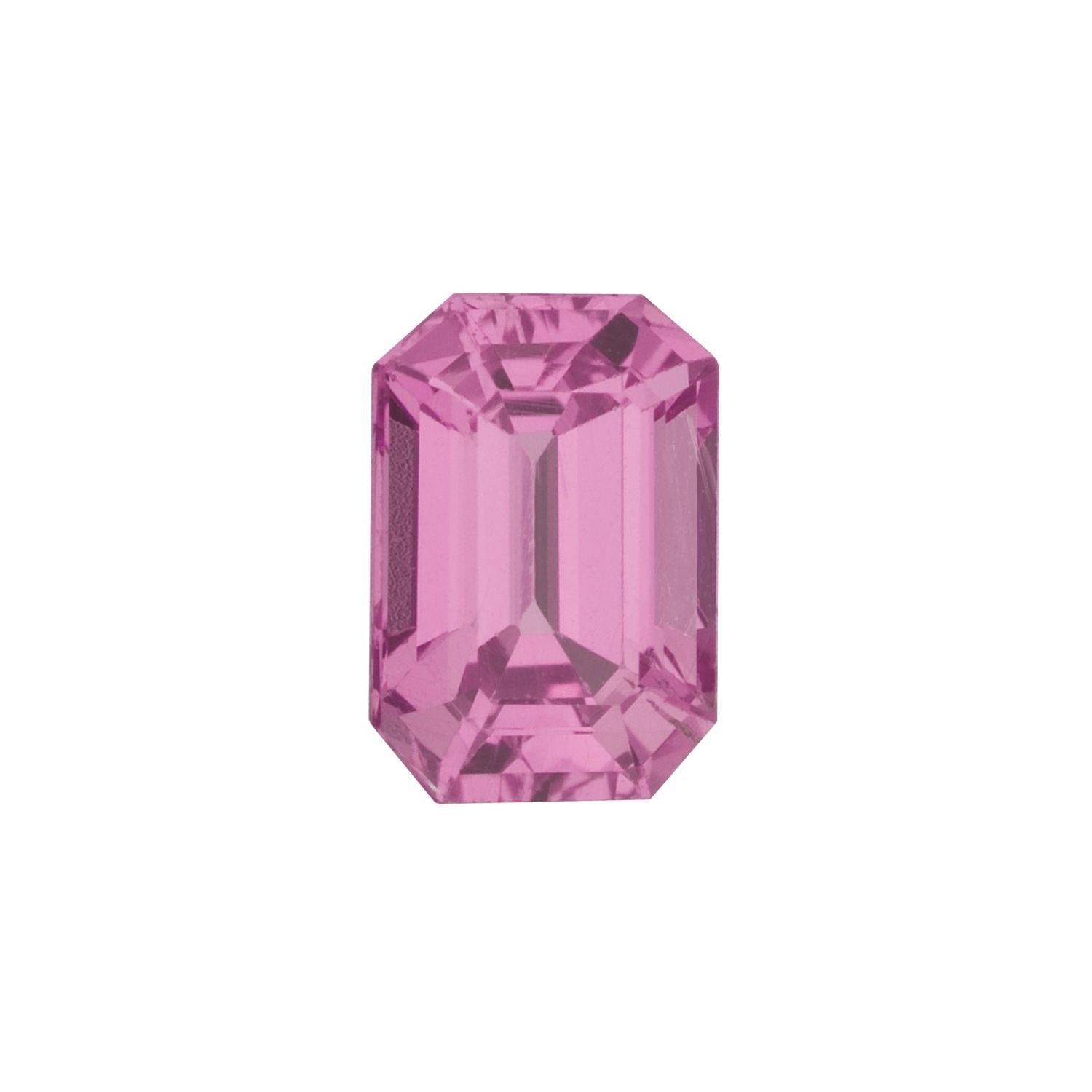 4x3 mm Emerald Natural Pink Sapphire – Step-Cut – AA Quality — Sapphire Row