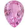 4x3 mm Pear Natural Pink Sapphire – Faceted Cut – A Quality — Sapphire Row