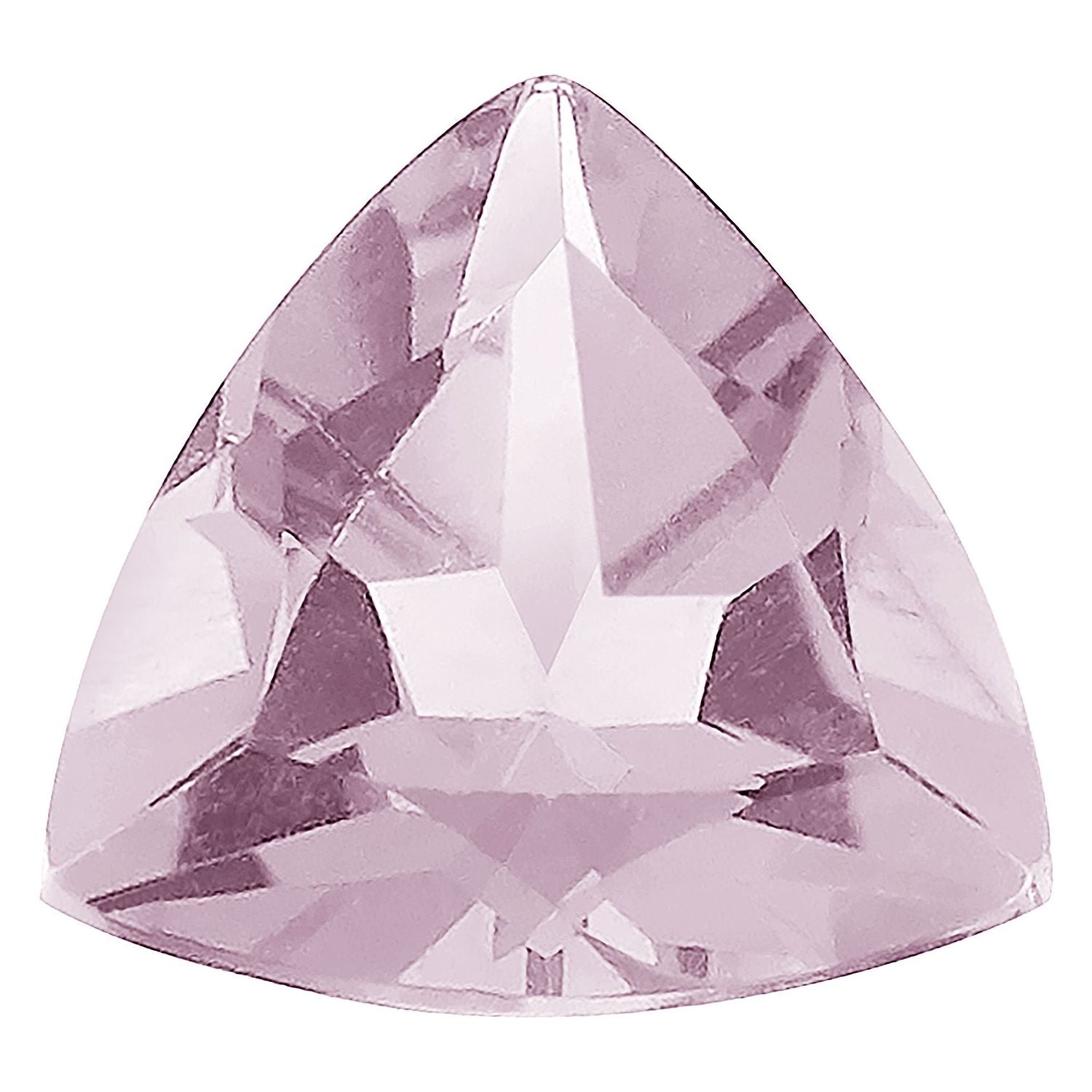 6 mm Trillion Natural Pink Sapphire – Faceted Cut – A Quality — Sapphire Row